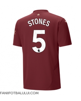 Manchester City John Stones #5 Tricou Fotbal Replică 2024-25 Barbati Treilea